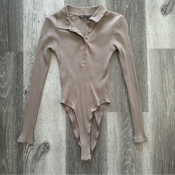 Polo Collar Bodysuit - Picture 5 of 9